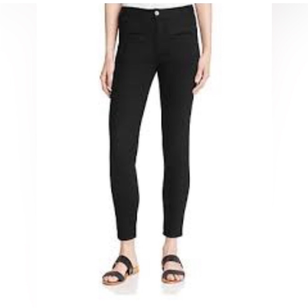 Kate Moss Equipment Warren Twill Skinny Pants in black Sz 2 (27” waist)